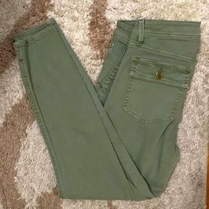 Cosmic Blue Love ankle pants